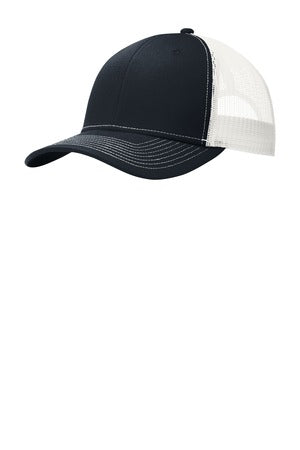 Snapback Trucker Cap - Rich Navy / White