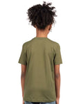 Next Level 3310 Military Green — on model back