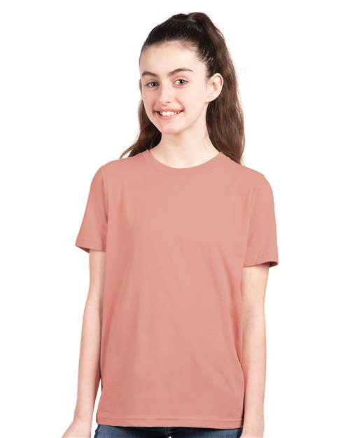 Next Level 3310 Desert Pink — on model front