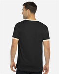 Next Level 3604 Black/ Natural — on model back