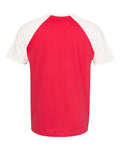Next Level 3650 Natural/ Red — back
