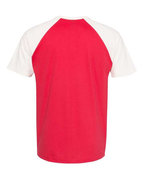 Next Level 3650 Natural/ Red — back