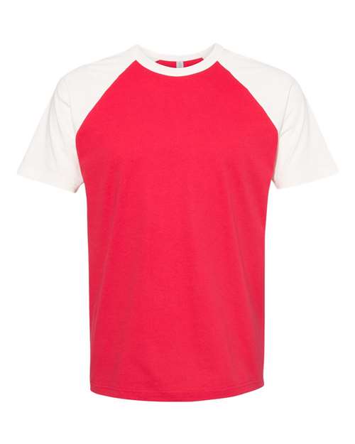 Next Level 3650 Natural/ Red — front