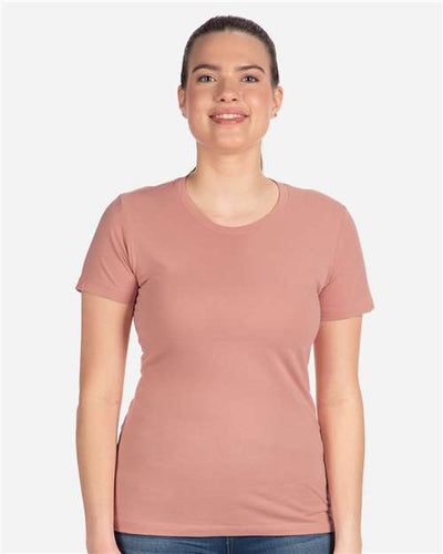 Next Level 3900 Desert Pink — on model front