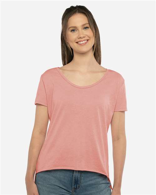 Next Level 5030 Desert Pink — on model front