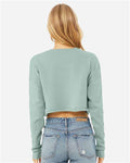 BELLA + CANVAS 7503 Dusty Blue — on model back