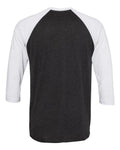 Next Level 6051 Heather White/ Vintage Black — back