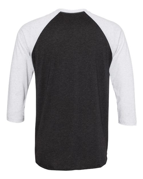 Next Level 6051 Heather White/ Vintage Black — back