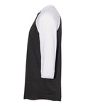 Next Level 6051 Heather White/ Vintage Black — direct side