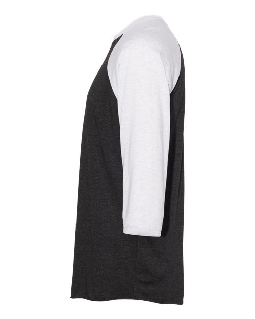 Next Level 6051 Heather White/ Vintage Black — direct side