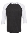 Next Level 6051 Heather White/ Vintage Black — front