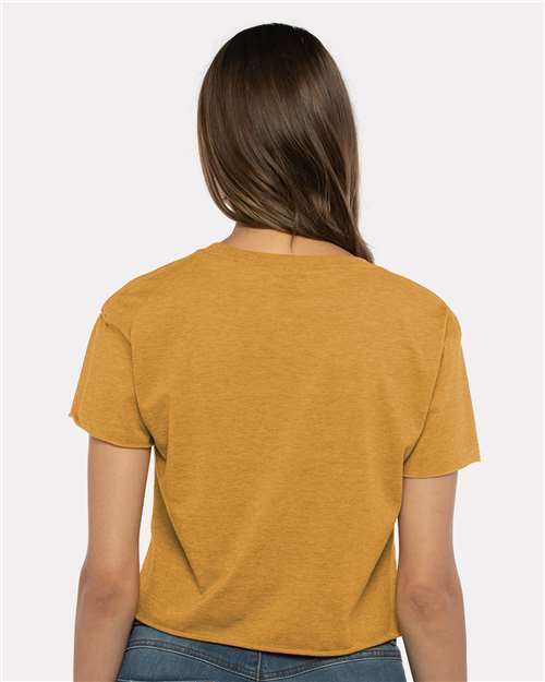Next Level 5080 Antique Gold — on model back