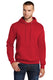 Port & Company PC78HT - Unisex Tall Core Fleece Pullover Hoodie - Red