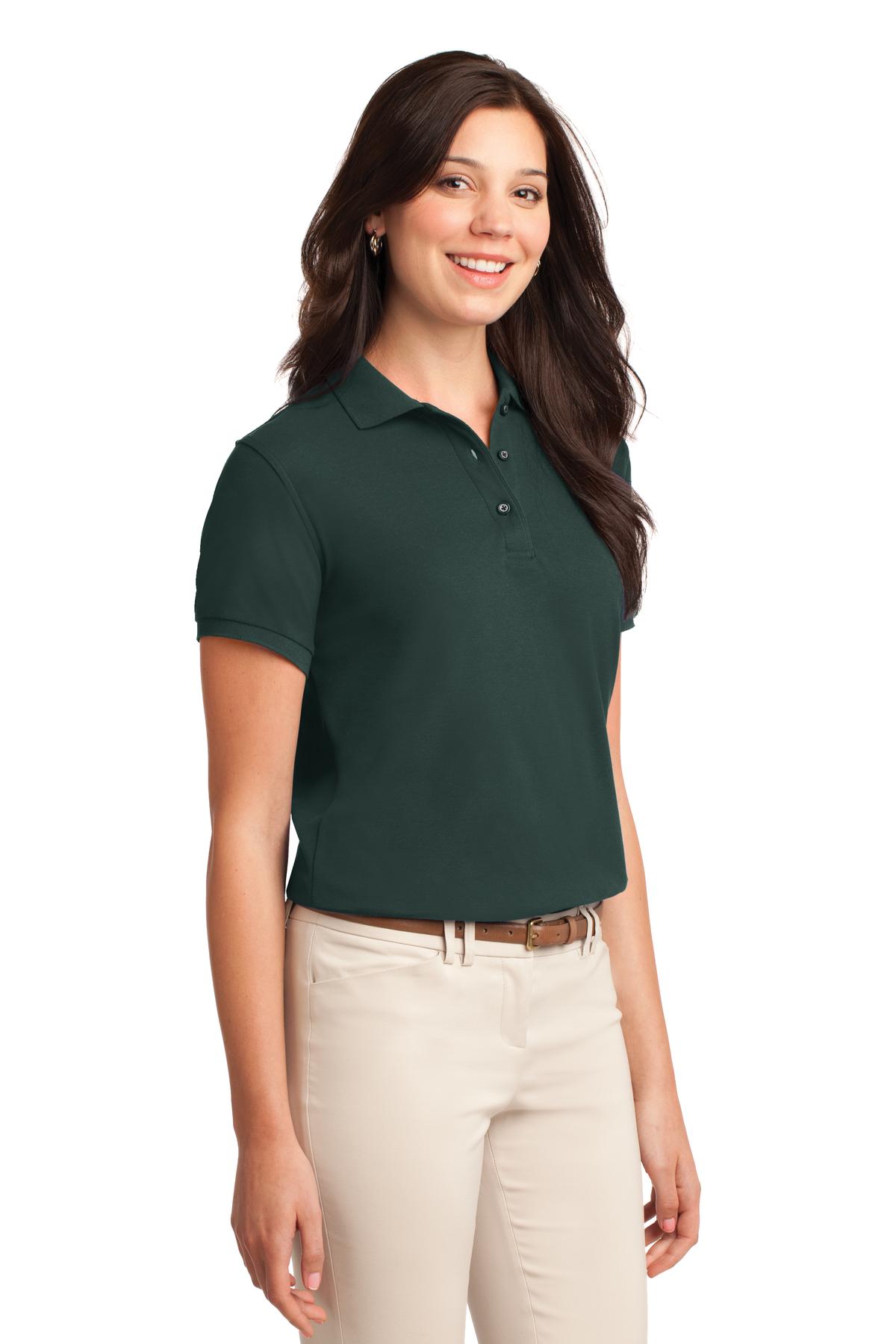 Women's Silk Touch Polo - Dark Green