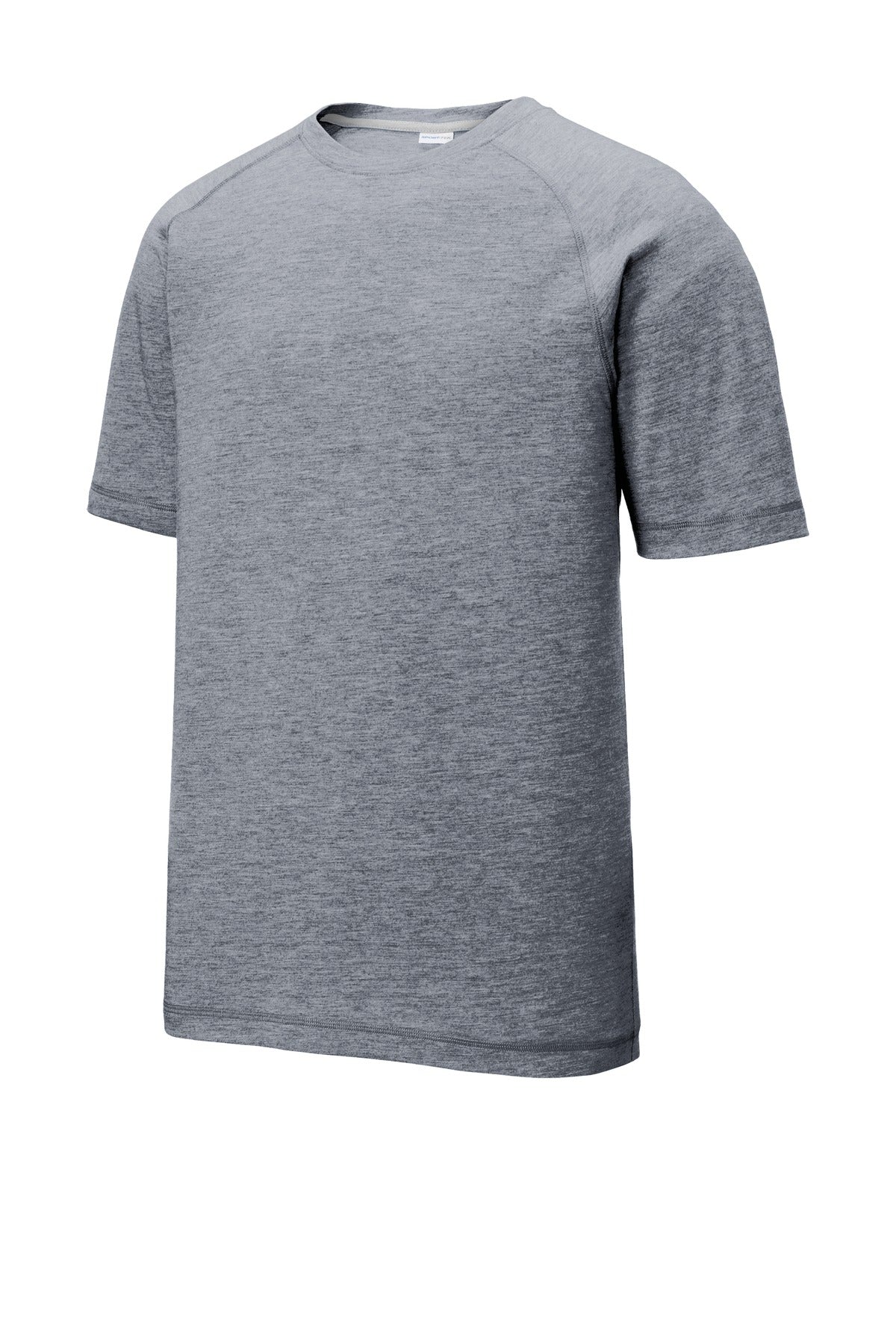 Unisex PosiCharge Tri-Blend Wicking Raglan Tee - True Navy Heather