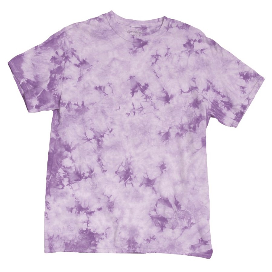Youth Crystal Tie Dye T-Shirt - Lavender
