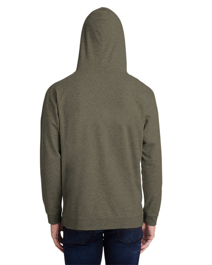 Unisex Light Terry Hoodie - Heather City Green