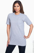 Unisex Cotton Pocket T-Shirt - Dark Ash