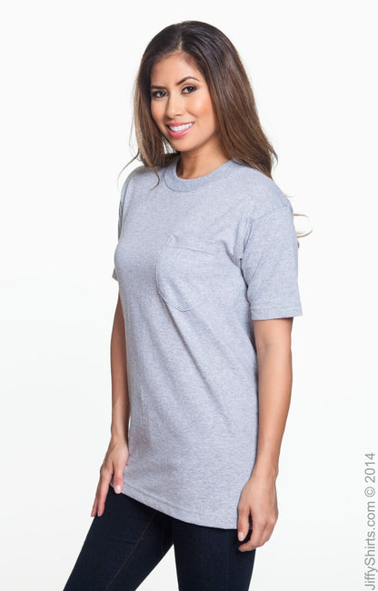 Unisex Cotton Pocket T-Shirt - Dark Ash