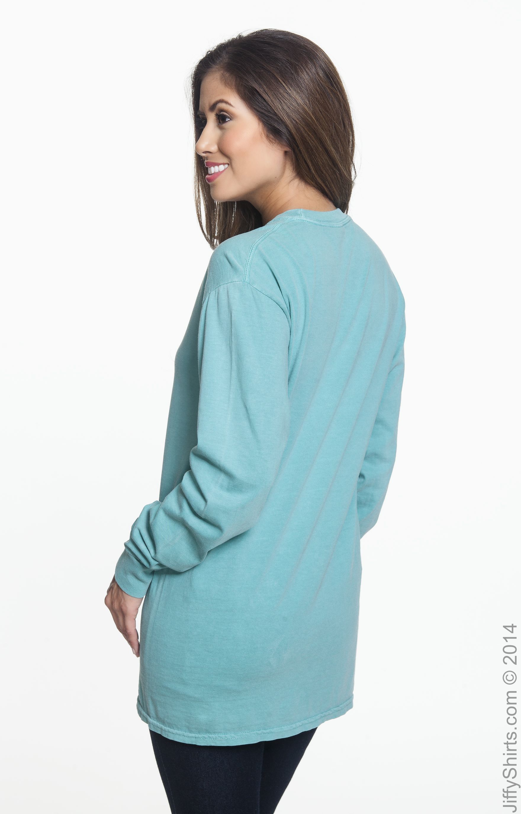Unisex Heavyweight RS Long-Sleeve T-Shirt - Seafoam