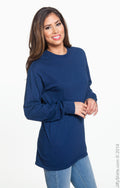 Unisex Heavyweight RS Long-Sleeve T-Shirt - True Navy