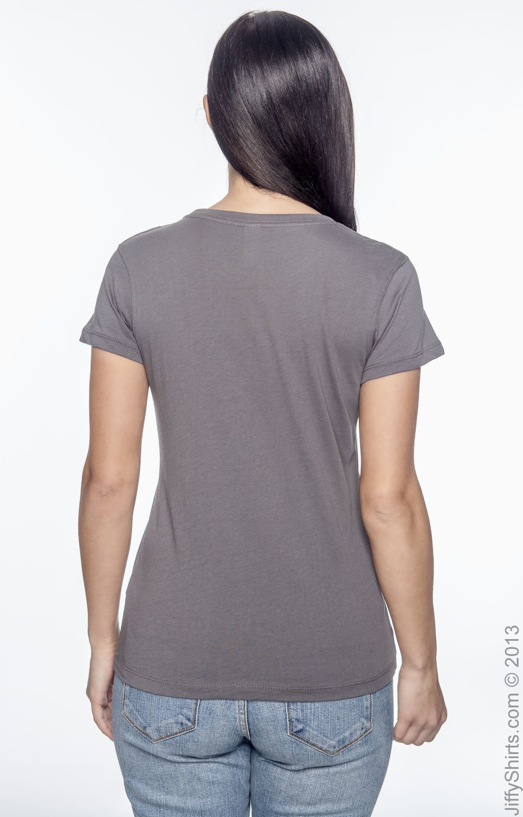 Women's 100% Organic Cotton Classic Short-Sleeve T-Shirt - Charcoal