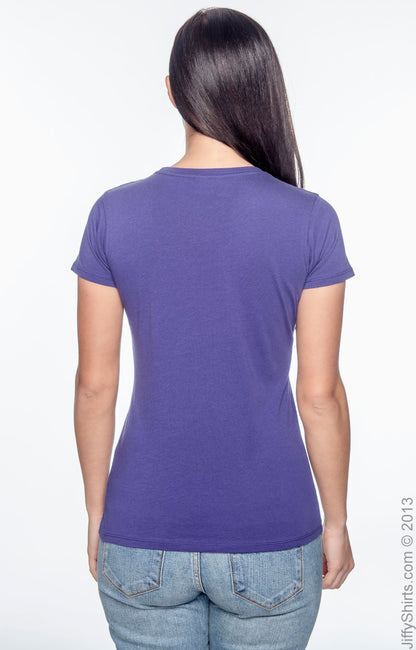 Women's 100% Organic Cotton Classic Short-Sleeve T-Shirt - Iris