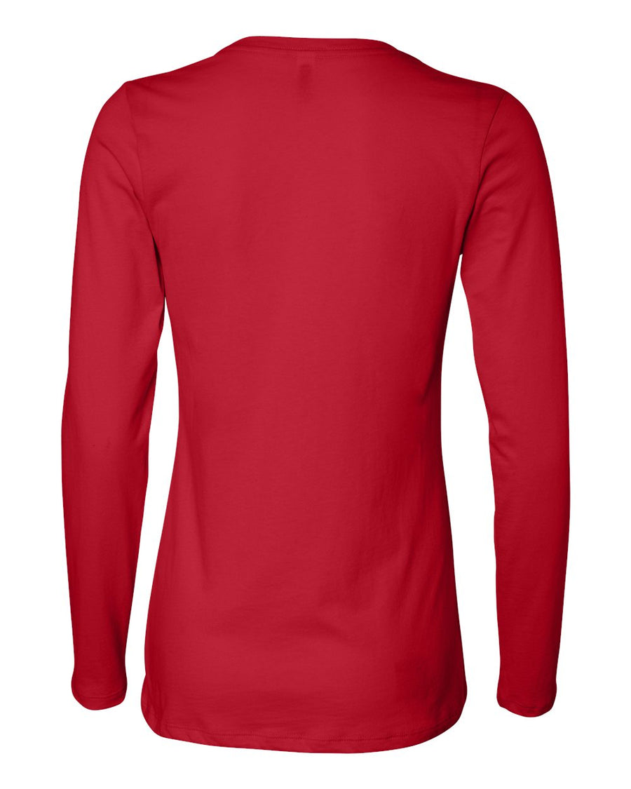 Women's Relaxed Jersey Long-Sleeve T-Shirt - Red