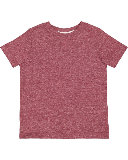 Toddler Harborside Melange T-Shirt - Burgundy Melange