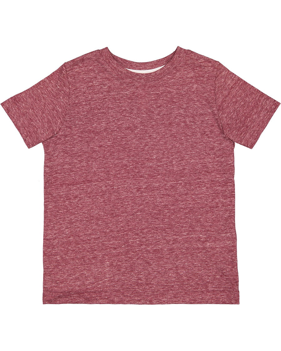 Toddler Harborside Melange T-Shirt - Burgundy Melange