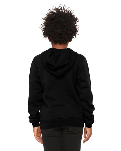 Youth Sponge Fleece Pullover Hoodie - Black