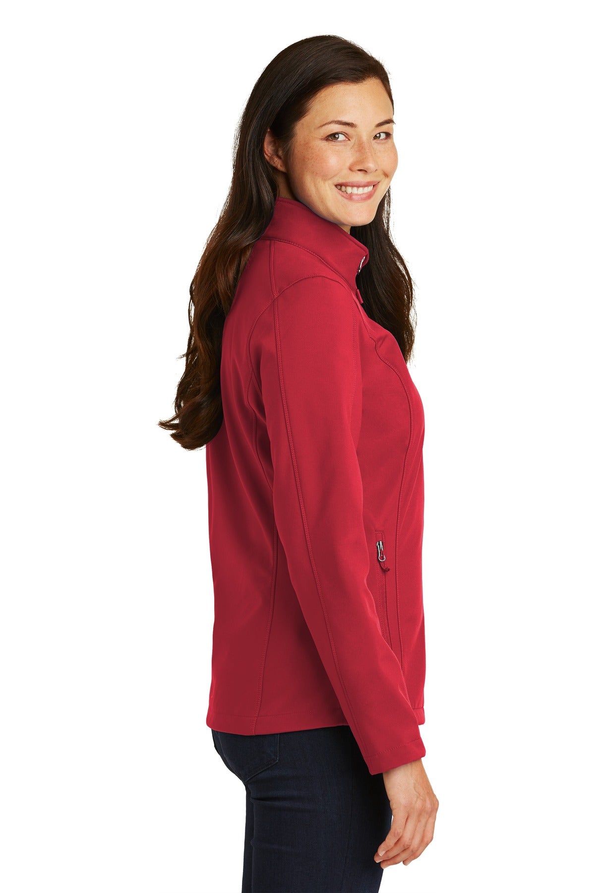 Women's Core Soft Shell Jacket - Rich Red