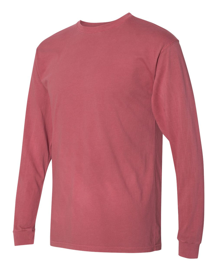 Unisex Inspired Dye Long-Sleeve Crew - Smoked Paprika