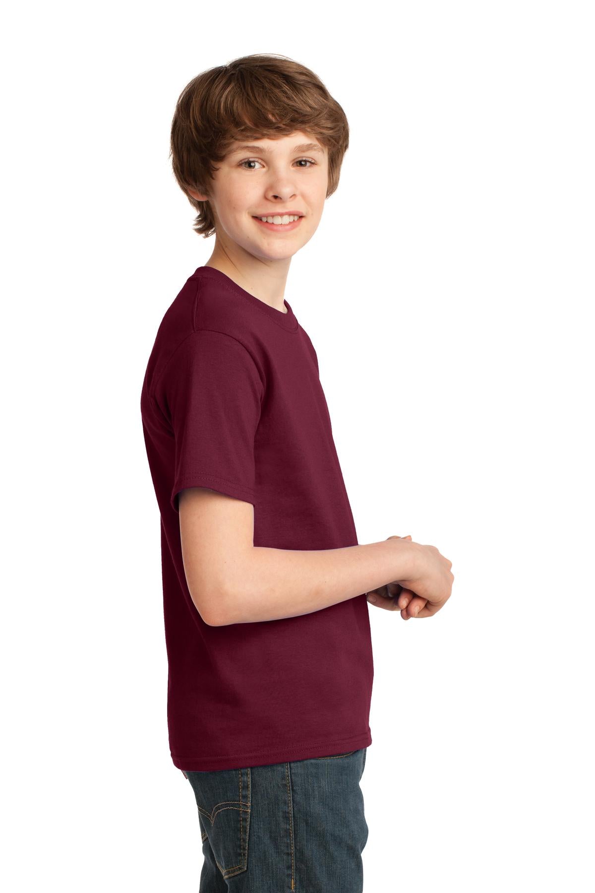 Youth Essential Tee - Cardinal