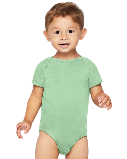 Infant Fine Jersey Bodysuit - Sage
