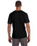 Unisex Performance Short-Sleeve Raglan T-Shirt - Black