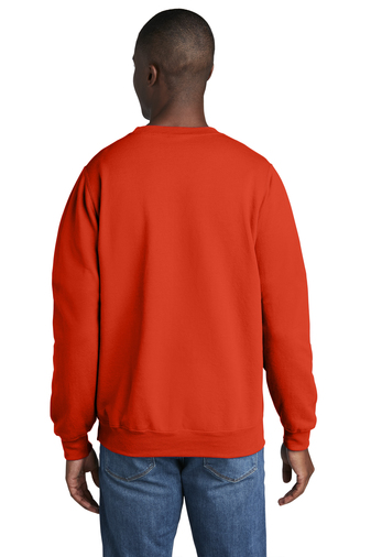 Unisex Core Fleece Crewneck Sweatshirt - Orange
