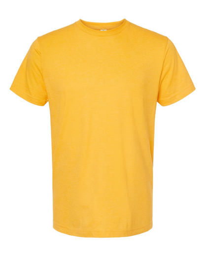 Unisex Fine Jersey Tee - Heather Mellow Yellow