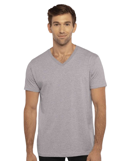 Men's Cotton V - Heather Gray