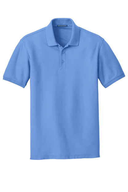 Unisex Core Classic Pique Polo - Carolina Blue
