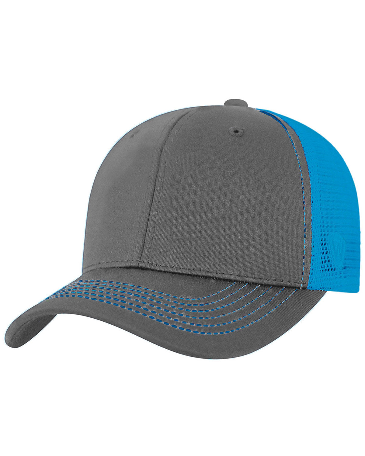 Unisex Ranger Cap - Charcoal / Neon Blue