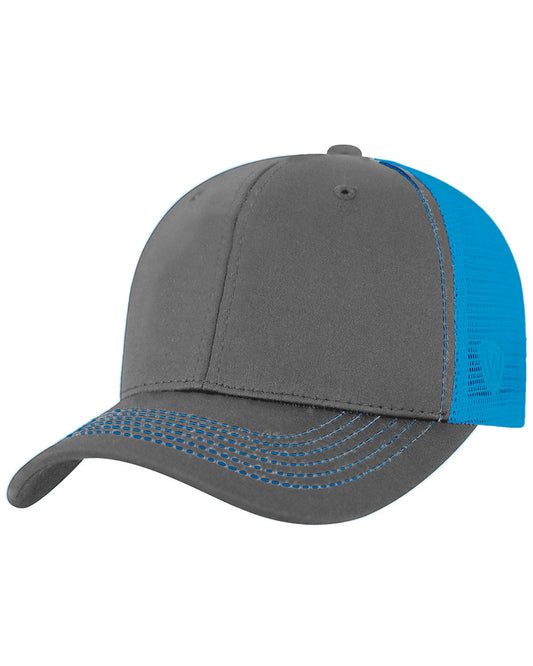 Unisex Ranger Cap - Charcoal / Neon Blue