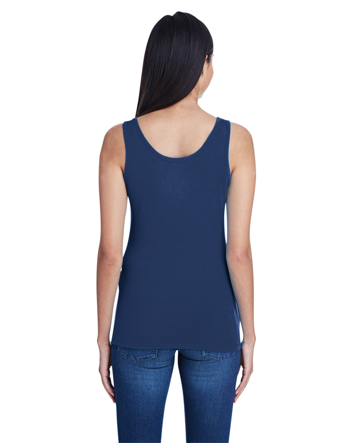Women's Stretch Tank - Navy