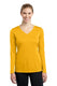 Sport-Tek LST353LS - Women's Long Sleeve PosiCharge Competitor V-Neck Tee - Gold