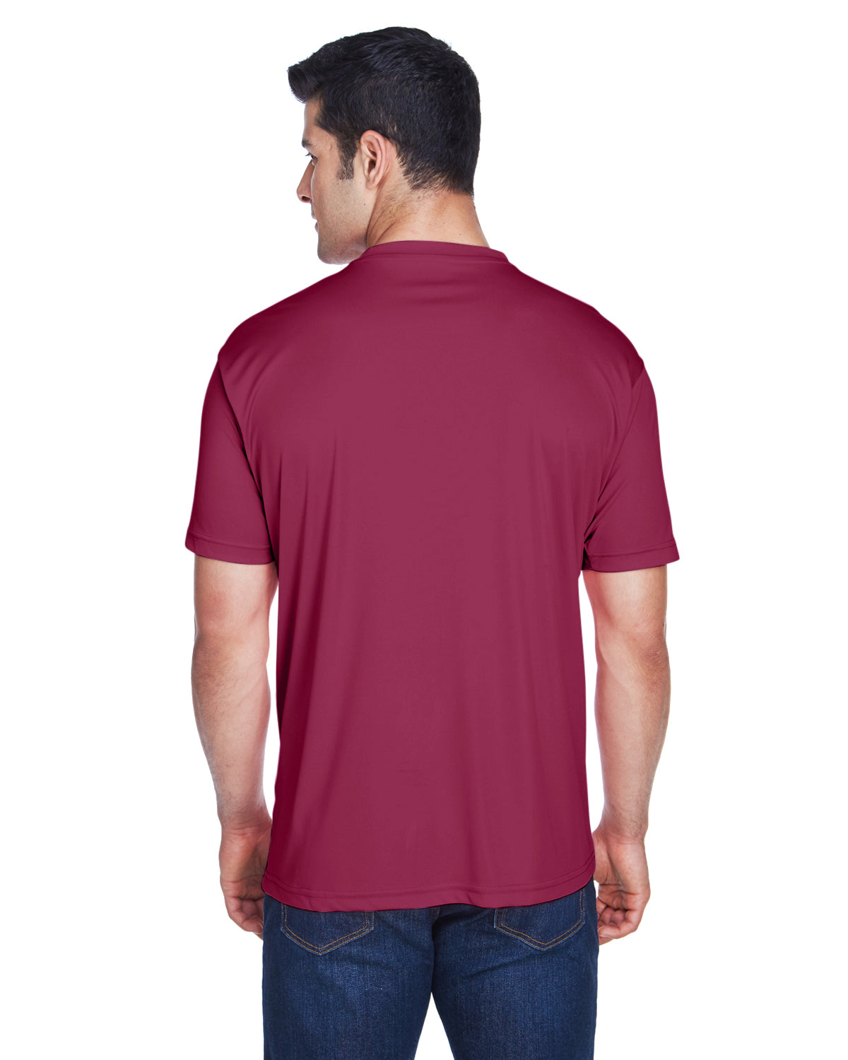Men's Cool & Dry Sport Performance Interlock T-Shirt - Maroon