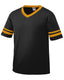 Augusta Sportswear 360 - Unisex Sleeve Stripe Jersey - Black / Gold