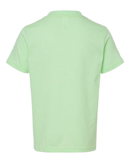 Youth Fine Jersey T-Shirt - Heather Neo Mint