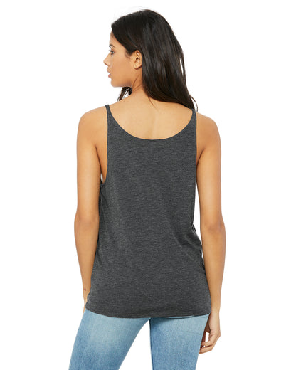 Women's Slouchy Tank - Heather Dark Gray
