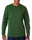 Bayside BA6100 - Unisex 100% Cotton Long Sleeve T-Shirt - Forest Green