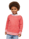 Rabbit Skins 3379RA - Toddler Harborside Melange French Terry Crew - Red Melange